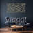 Polaris Geometric Metal Wall Sculpture, Modern Gold Finish, 48.5-Inch Wall Décor-793585494
