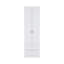 Armoire penderie H 76 po, 2 tiroirs, 1 tablette, blanc Armoire