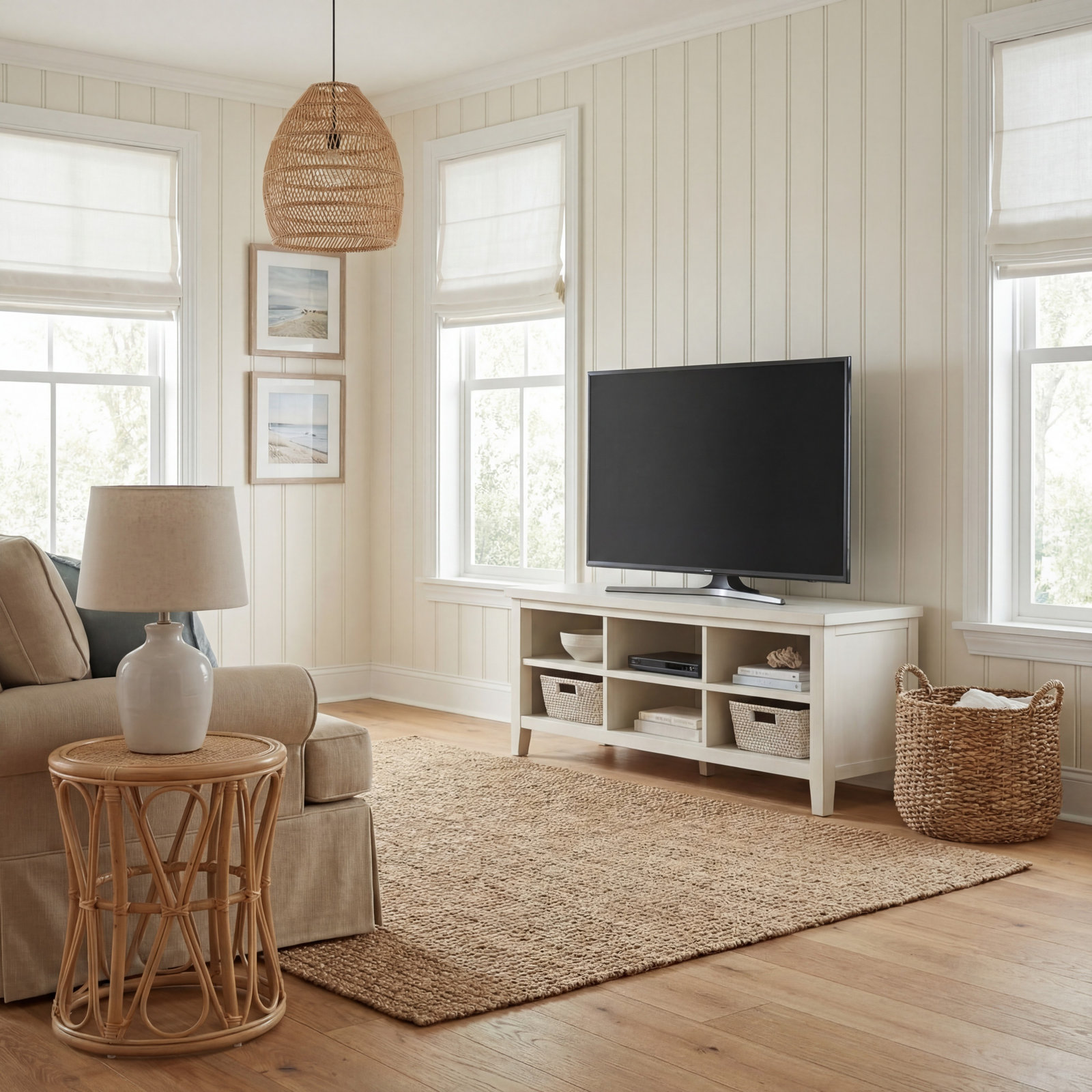 Arrisson Wide Bookcase, White