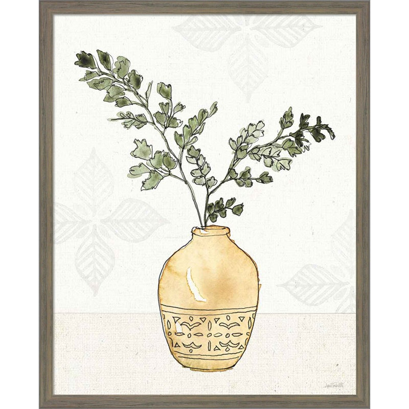 «Fresh Farmhouse II» par Anne Tavoletti - impression sur toile tendue, Jaune,  Wrapped Canvas