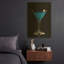 Tableau mural en métal doré « Blue Curacao » de luxe, 40,6 cm x 61 cm-1606096447