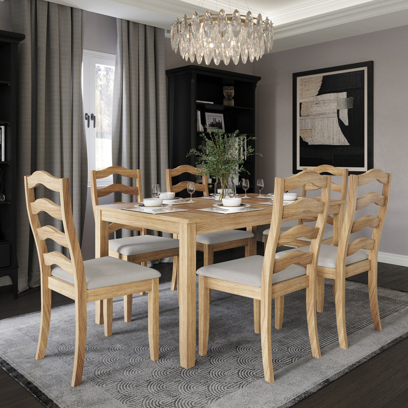 Ensemble repas 6 personnes Ocossio, Naturel