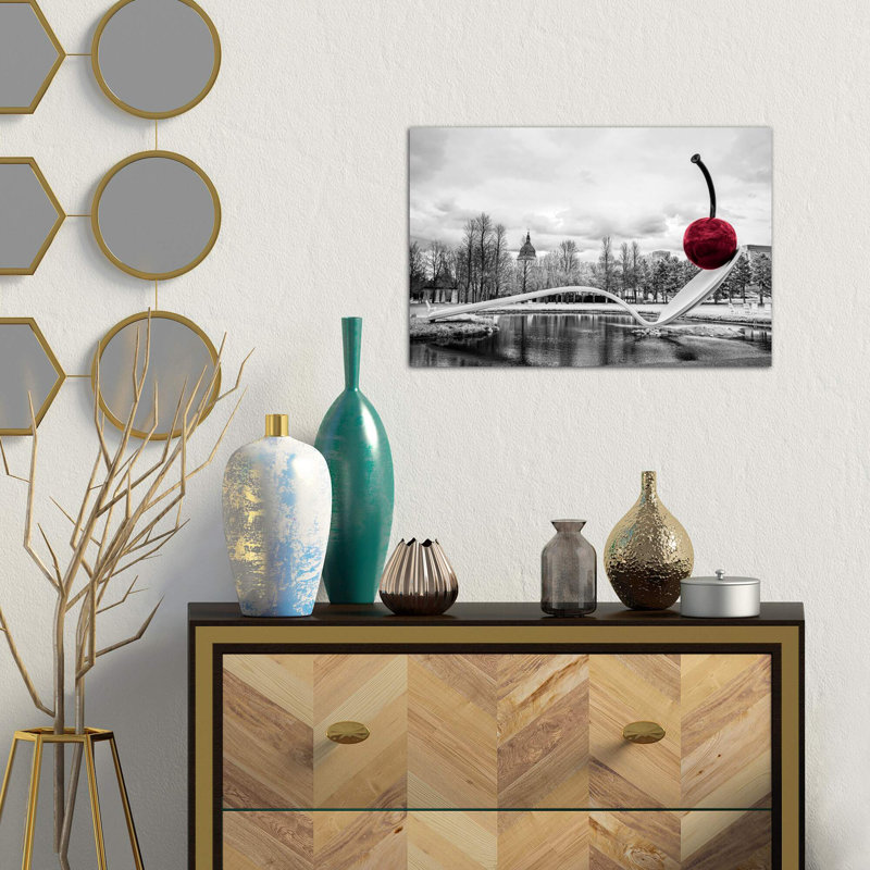 Cherry Spoon by Eric Schech - Print on Canvas, 66.04 cm H x 45.72 cm W x 1.91 cm D, No Frame