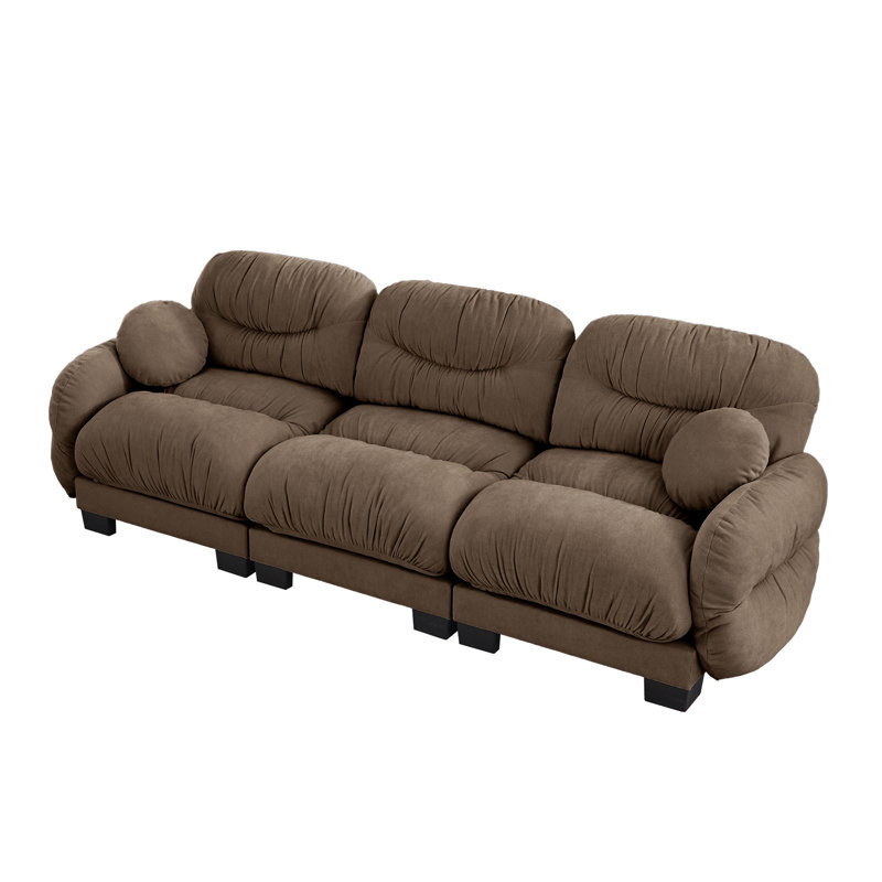 Repose-pieds Flora, Brun, 3