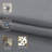 Polyester, Plastic Shower Curtain