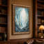 Art mural sur toile Teal Ice Cave-134029381