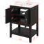 Meuble-lavabo 24 po avec lavabo, petit meuble-lavabo avec lavabo en céramique, meuble-lavabo avec 2 portes et 1 tablette ouverte-114229099