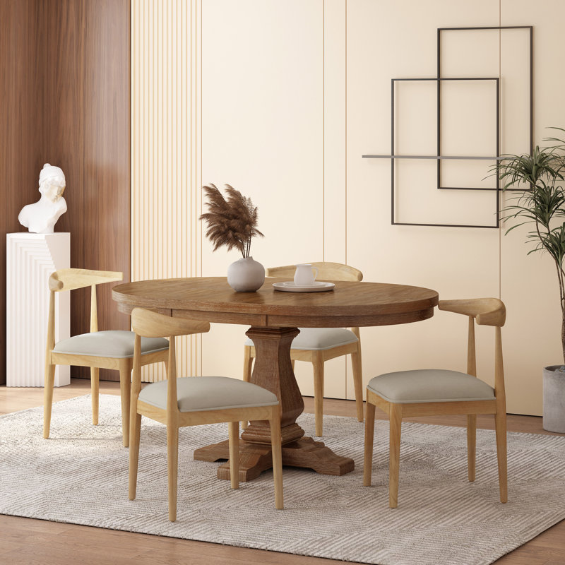 Jobita Dining Set, Pebble Linen