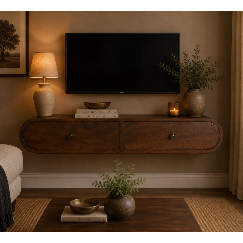 Areford 31.5'' Solid Wood Console Table