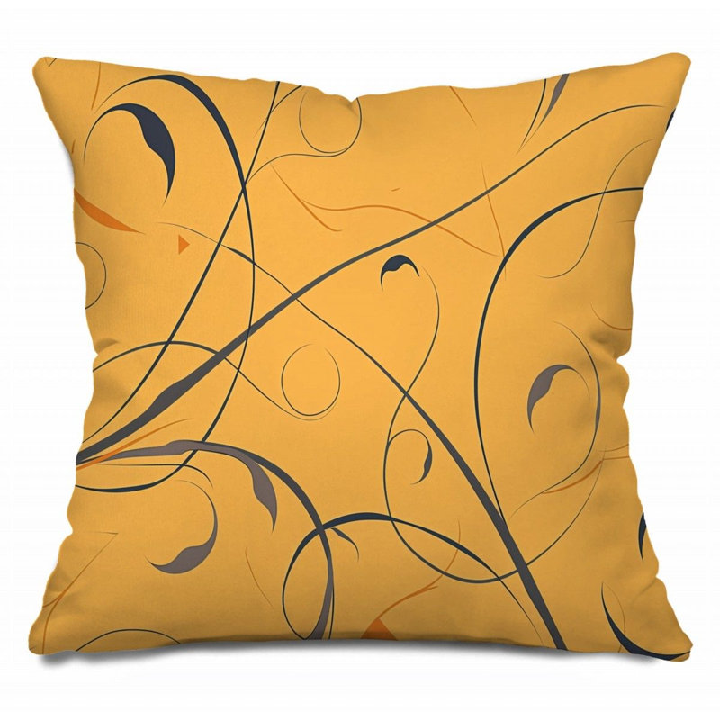 Coussin Floral, H 14 po x l 14 po
