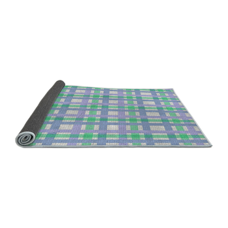 Plaid Indoor Rug, Round 4'