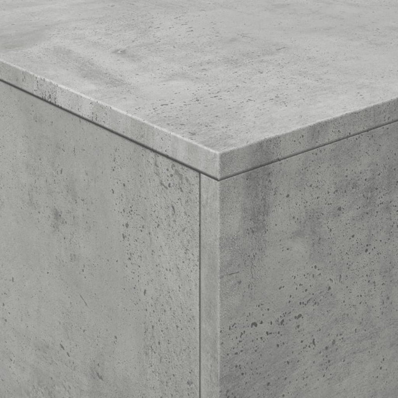 Caolain Block Coffee Table, Concrete Grey