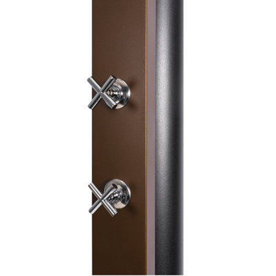 Aleeka Solar Powered Stainless Steel Wall Mounted