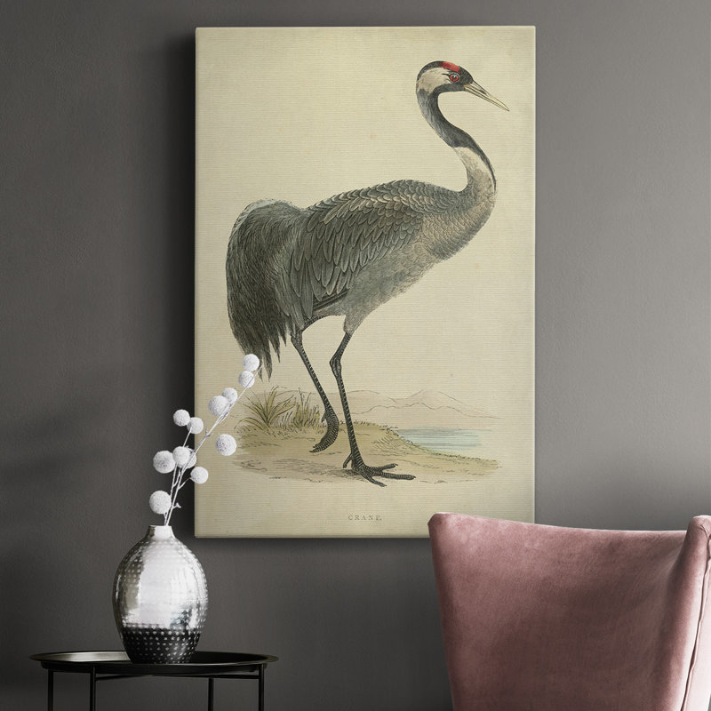 «Great Heron», impression sur toile tendue, H 48 po x l 32 po x P 1 po