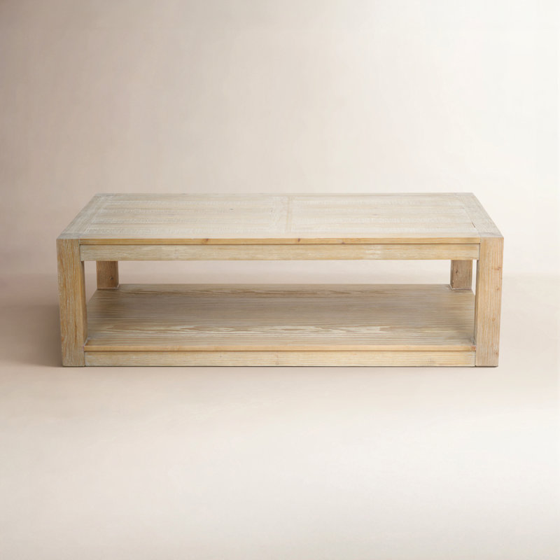 Adamson Solid and Manufactured Wood Coffee Table