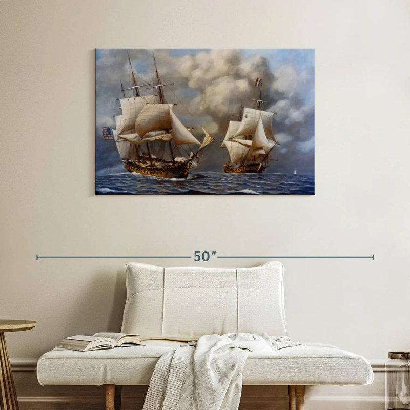 Mehar Naval Battle, 26" H x 39" W