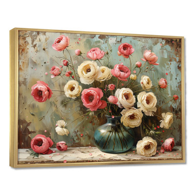 Pink White Farm Charm Ranunculus II - Ranunculus Wall Art