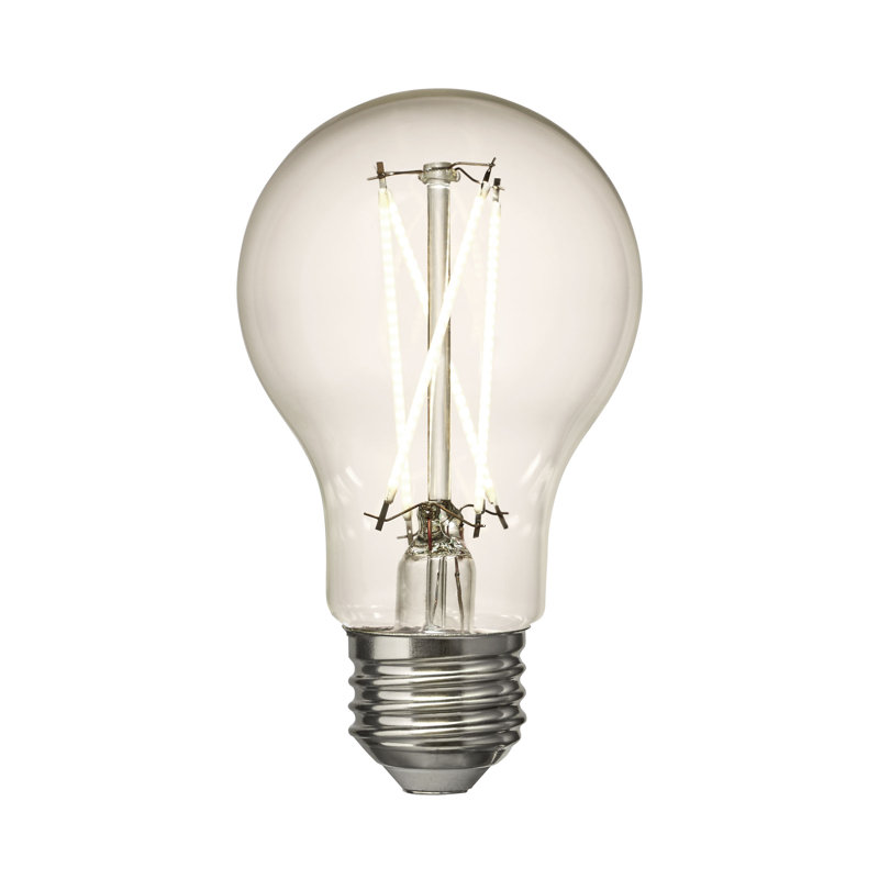 Visual Comfort & Co. LED A19 shape 7.5W E-26 Medium base Clear Edison Style light bulb, 2700 Kelvins