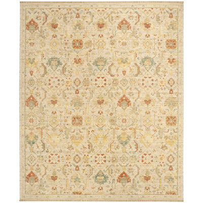 Tharun 10' x 13' Taupe Multicolor Vintage Indoor Rug