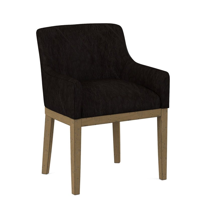 Upholstered Arm Chair, Applause Bajah Ruby, White
