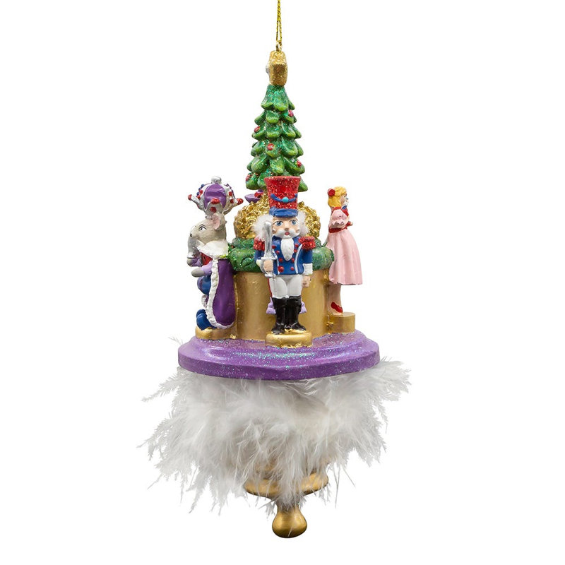Ornement en bois pour arbre de Noël Kurt Adler, chapeau de casse-noisette