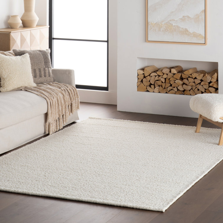 Thellia Textured Flatweave Shag Rug