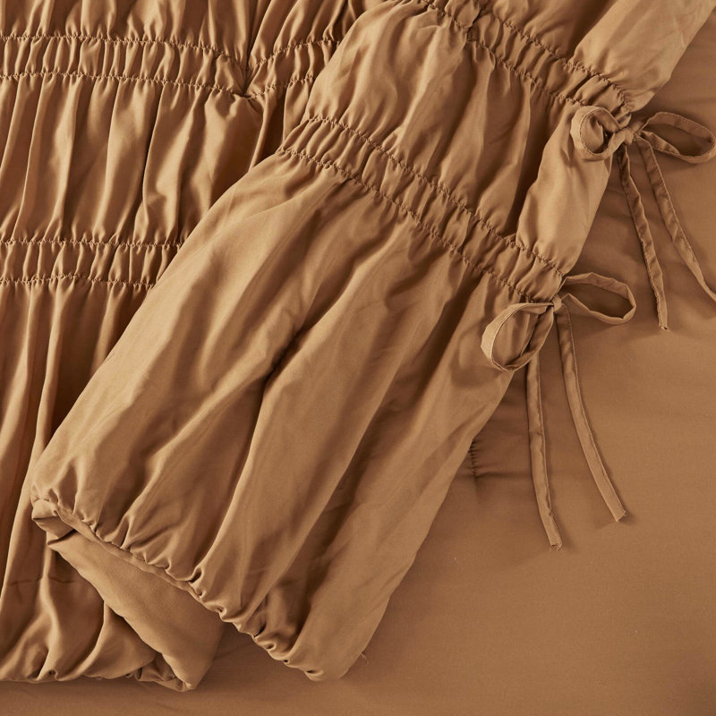 2 pièces d'édredon simple / simple TG, style champêtre français, literie romantique, microfibre brossée, toute chaleur, standard 100, lavable à la machine, et taies décoratives, toutes douillettes,