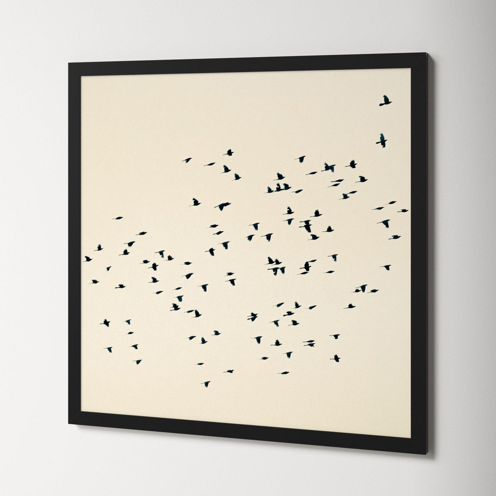 Garden Sign "Soaring" Print by Peter Dušek, Black, 36" H x 36" W x 1.25" D