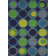 Tapis touffeté à motif géométrique