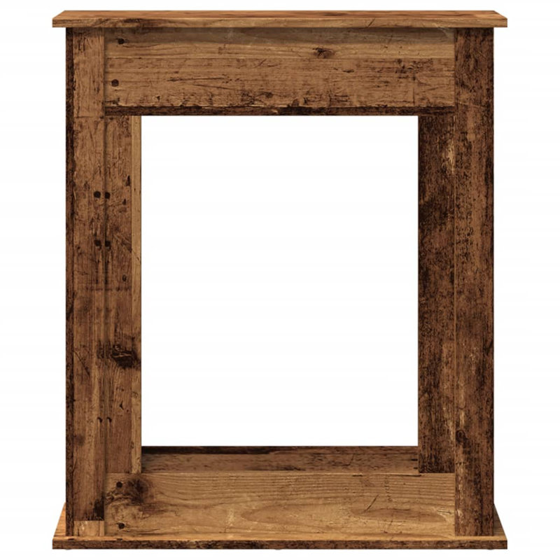 Fireplace Surround 75x87.5 Cm Engineered Wood, 87.5cm H x 75cm W x 20cm D, Old Wood