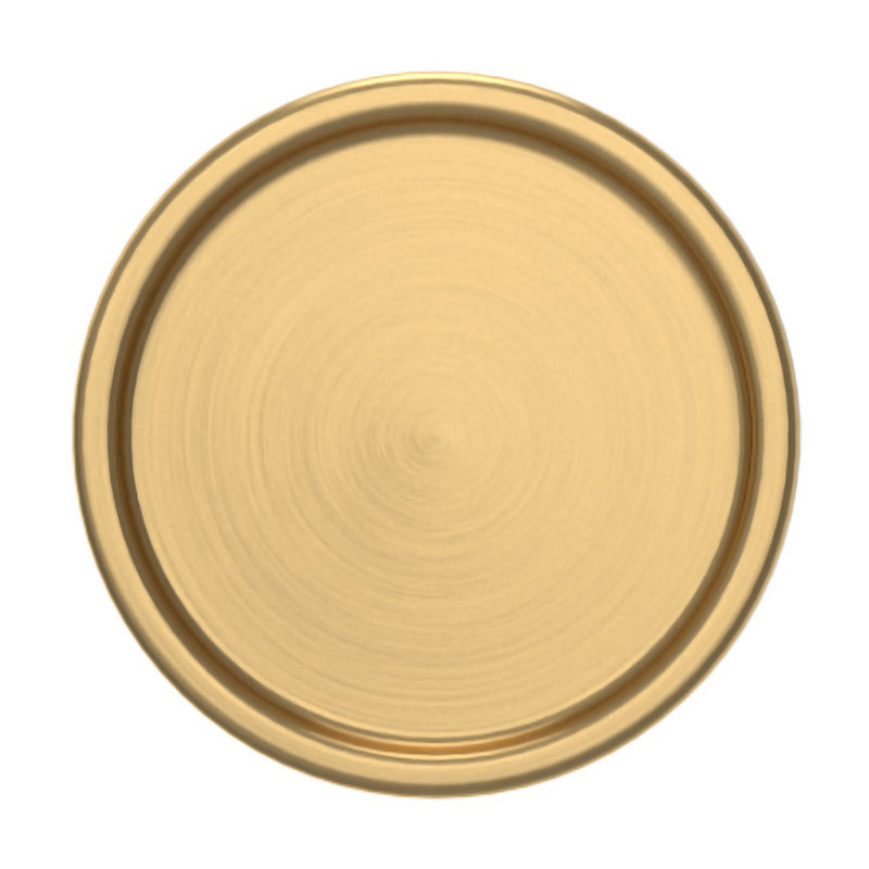 4972 Hollywood Hills Knob, Satin Brass