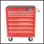 Chariot à outils 7 roulettes 7 tiroirs-2089256421