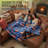 Plush Western Fleece Blanket, Double Sided-100354122-100354126