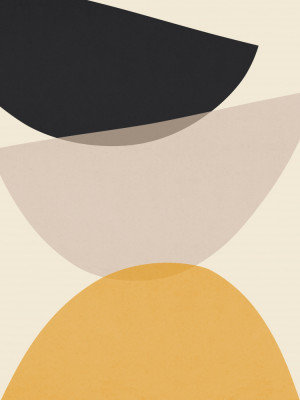 Abstract Earth Tones Print, Size, Format, Frame Color