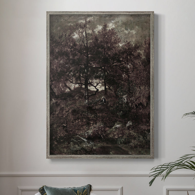 «Vintage Landscape», reproduction encadrée CIV - bois massif