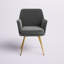 Fauteuil en velours l 18,5 po Reyansh-50559883