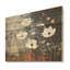Gilded Garden Blooming Meadows - Art mural en bois fleur sur bois de pin naturel-101402596