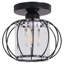1 - Light Matte Black Chandelier Pendant