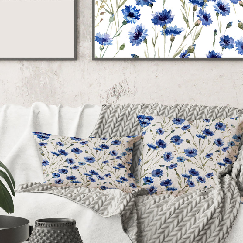 Floral Throw Pillow