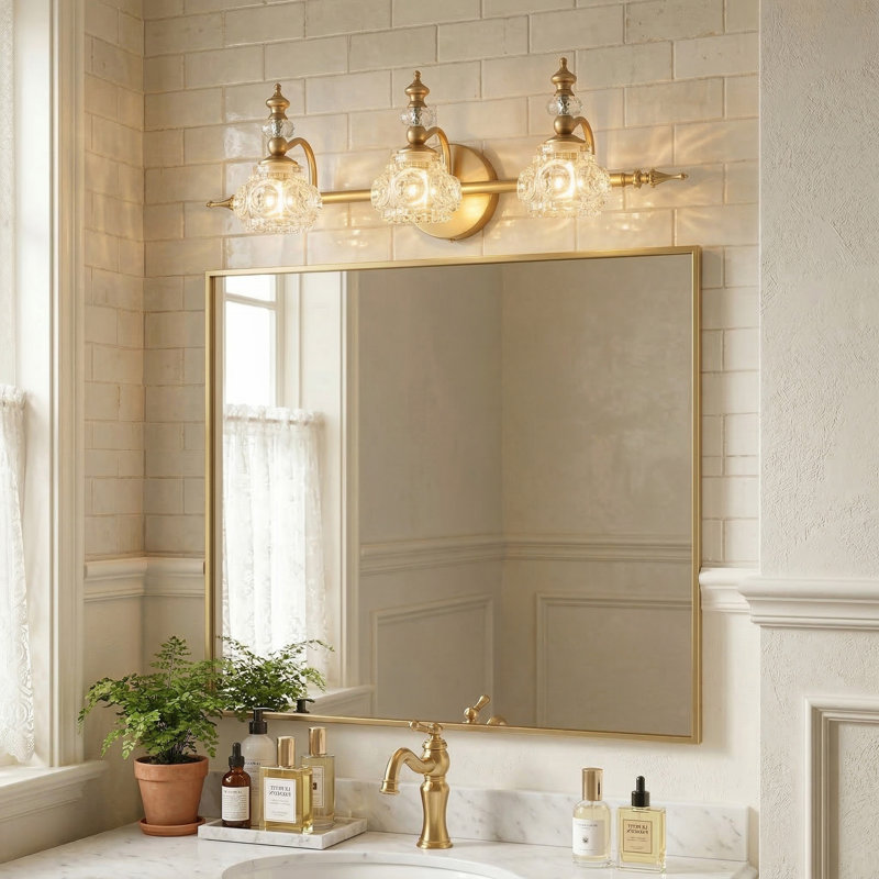 Maitiu 3 - Light Dimmable Vanity Light, Gold