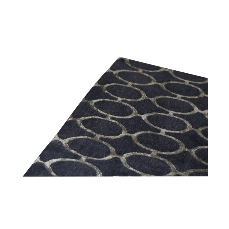 Himalayan Hand Woven Wool Geometric Area Rug