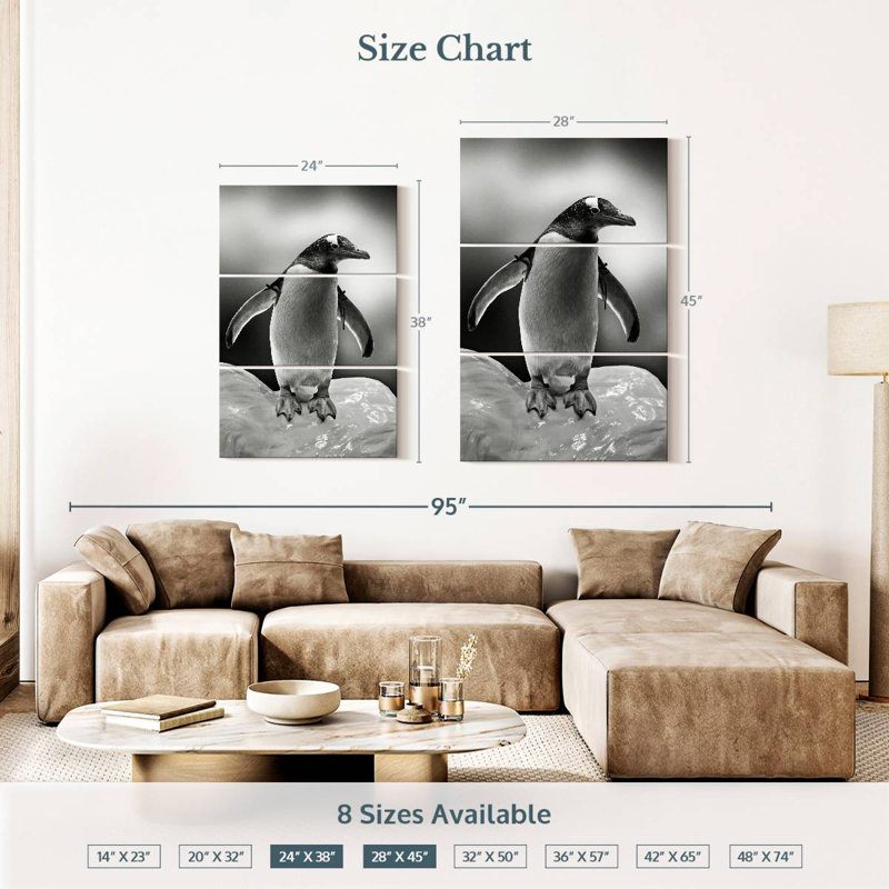 Brampt Ice Penguin, 38" H x 24" W