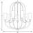 Macced 7 - Light Dimmable Classic / Traditional Chandelier