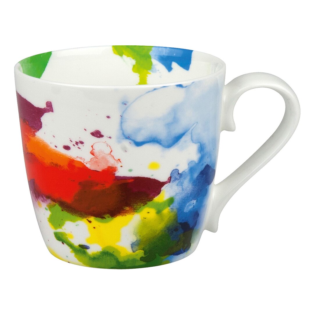 Kaffeebecher On Colour Flow aus Bone China