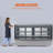 Refrigerated Display Case Bakery Display Fridge Case 32 cu ft/901L 4-Tier