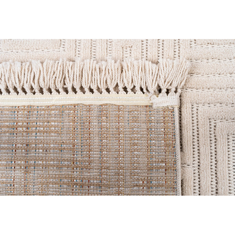 Leteisha Geometric Indoor Rug, Rectangle 3'4" x 5'