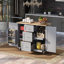 Îlot de cuisine avec rangement K&K-1628598043