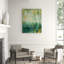 Turquoise Gold Painting by Emma McCartney-26706445-26706446