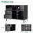 Eco-Friendly Record Player Stand With Flip-Top - Wood Vinyl Storage Cabinet With 2-Outlet Power Strip, Drawers & Dustproof Cubbies, Media Console For Living Room/Study-10703965
