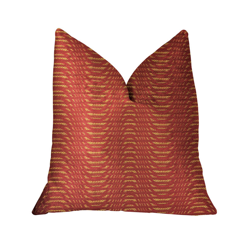 Oreiller de luxe ondulé New Earth, 20 po x 20 po, Coussin décoratif